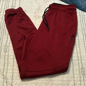 AND1 Men's Maroon Jogger Sweatpants